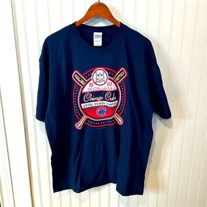 Vintage Chicago Cubs XL tee shirt 2003 Central Division Champions blue NWT